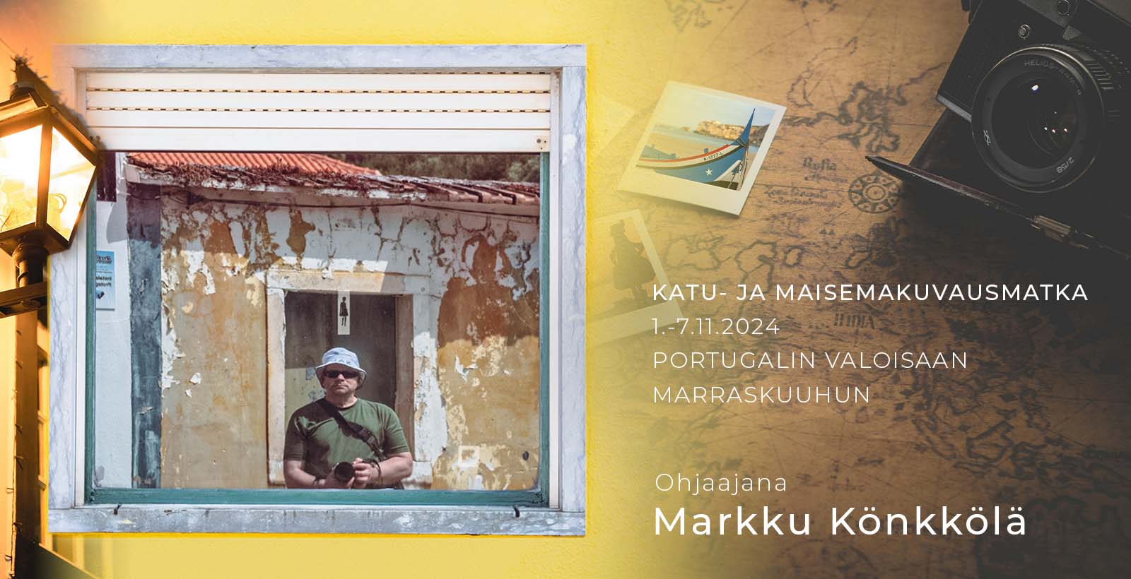 KATU- JA MAISEMAKUVAUSMATKA 1.-7.11.2024 PORTUGALIN VALOISAAN MARRASKUUHUN